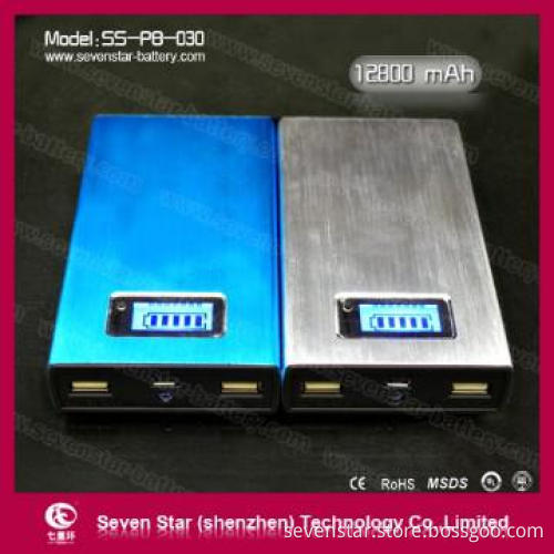 smallest portable charger power bank 12800mah